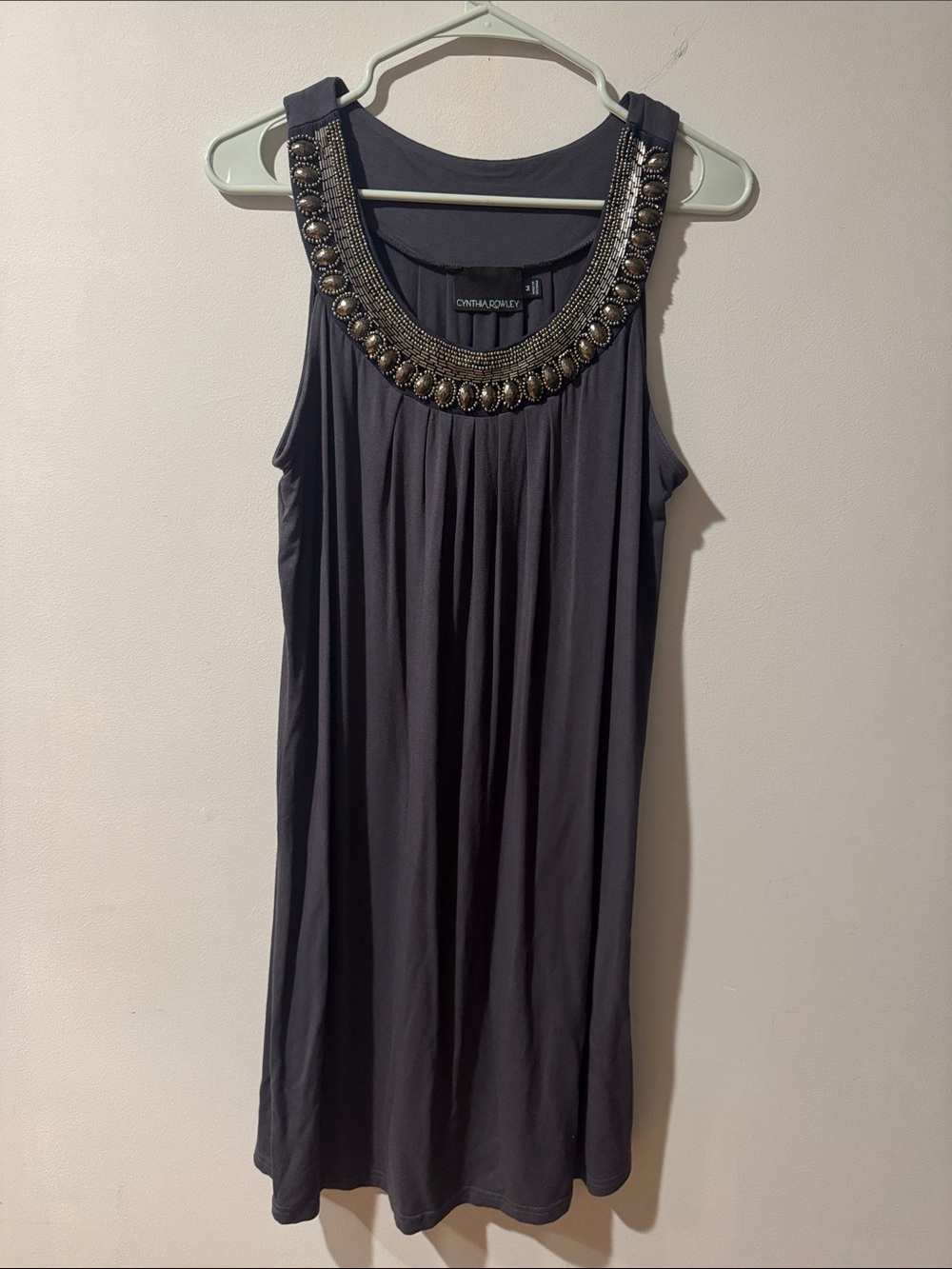 CYNTHIA ROWLEY• beaded dress